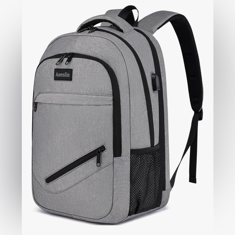 Asenlin 15.6 Laptop Backpack Travel Water Ressist Unisex Bag